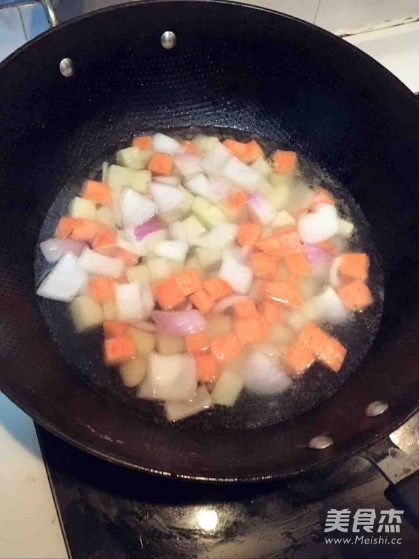 素食咖哩的做法