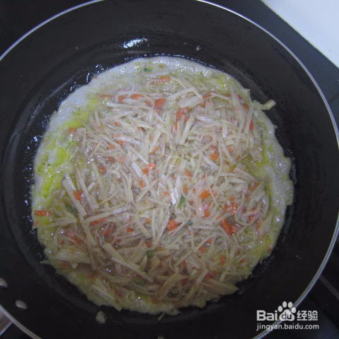 最美味早餐-土豆丝鸡蛋饼的做法