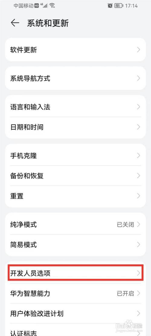 华为开发人员选项密码是什么
