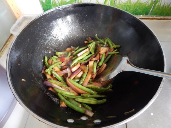 香辣茄子烧豆角