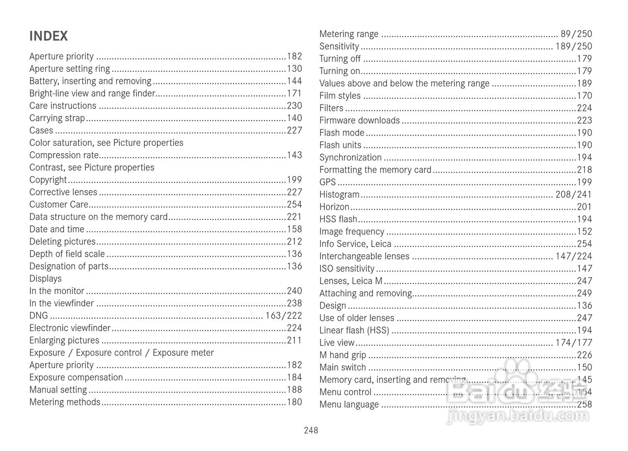 LEICA M数码相机说明书:[25]