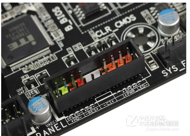 电脑机箱内部接线方法。