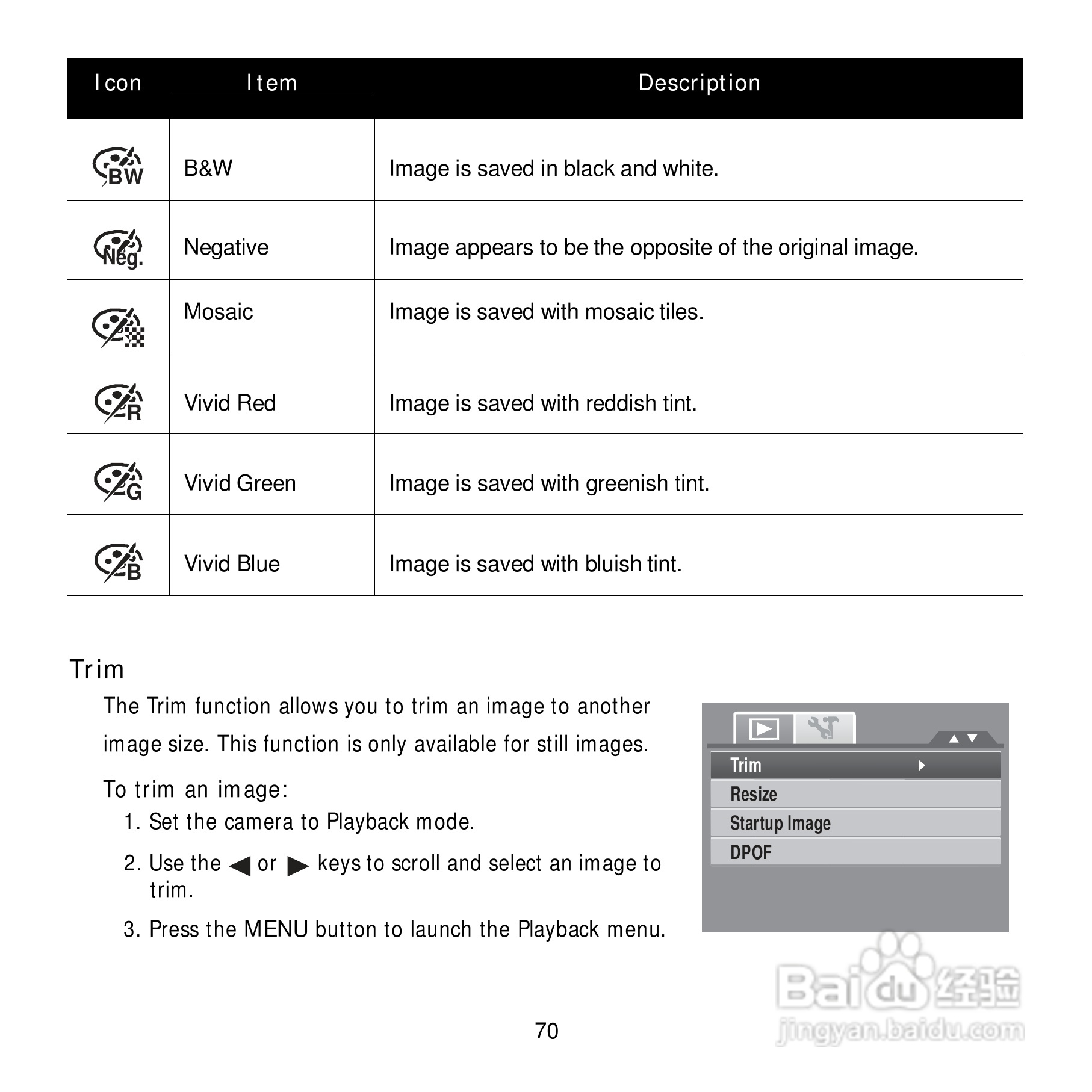 爱克发Compact 100数码相机使用说明书:[8]