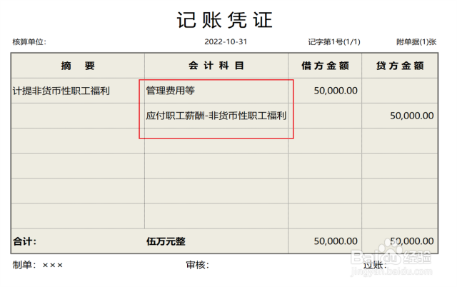 非货币性职工福利会计处理（非货币性职工福利的账务处理）