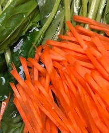 菠菜拌粉丝的做法