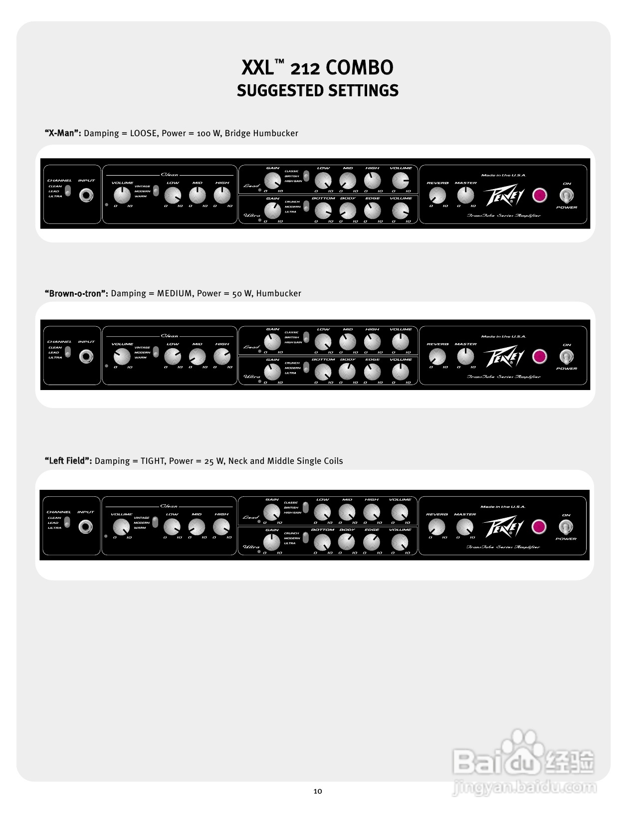 百威 XXL 212 Combo音响说明书:[1]