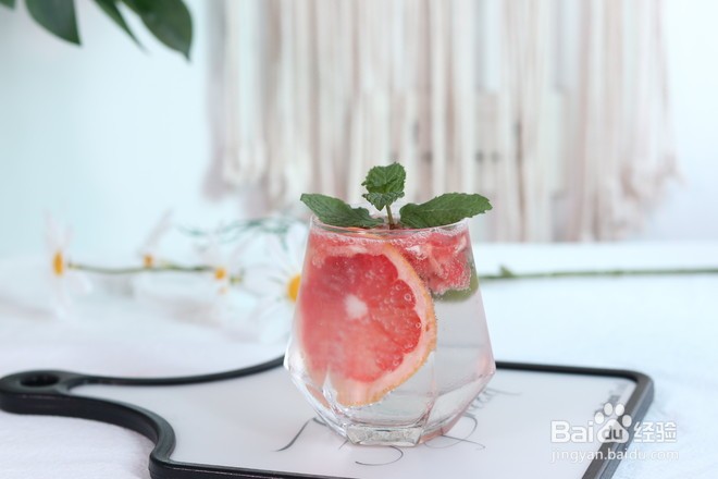 西柚Mojito做法