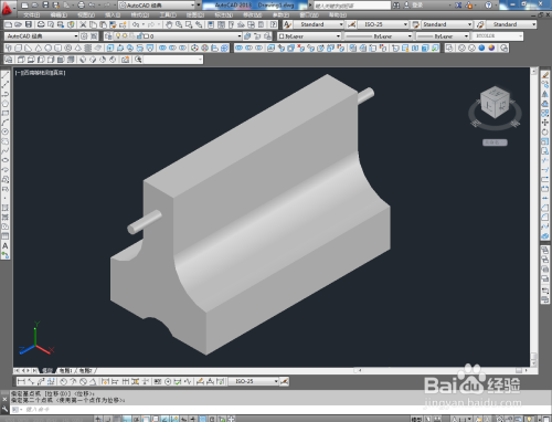 CAD三维建模——隔离墩制作教程