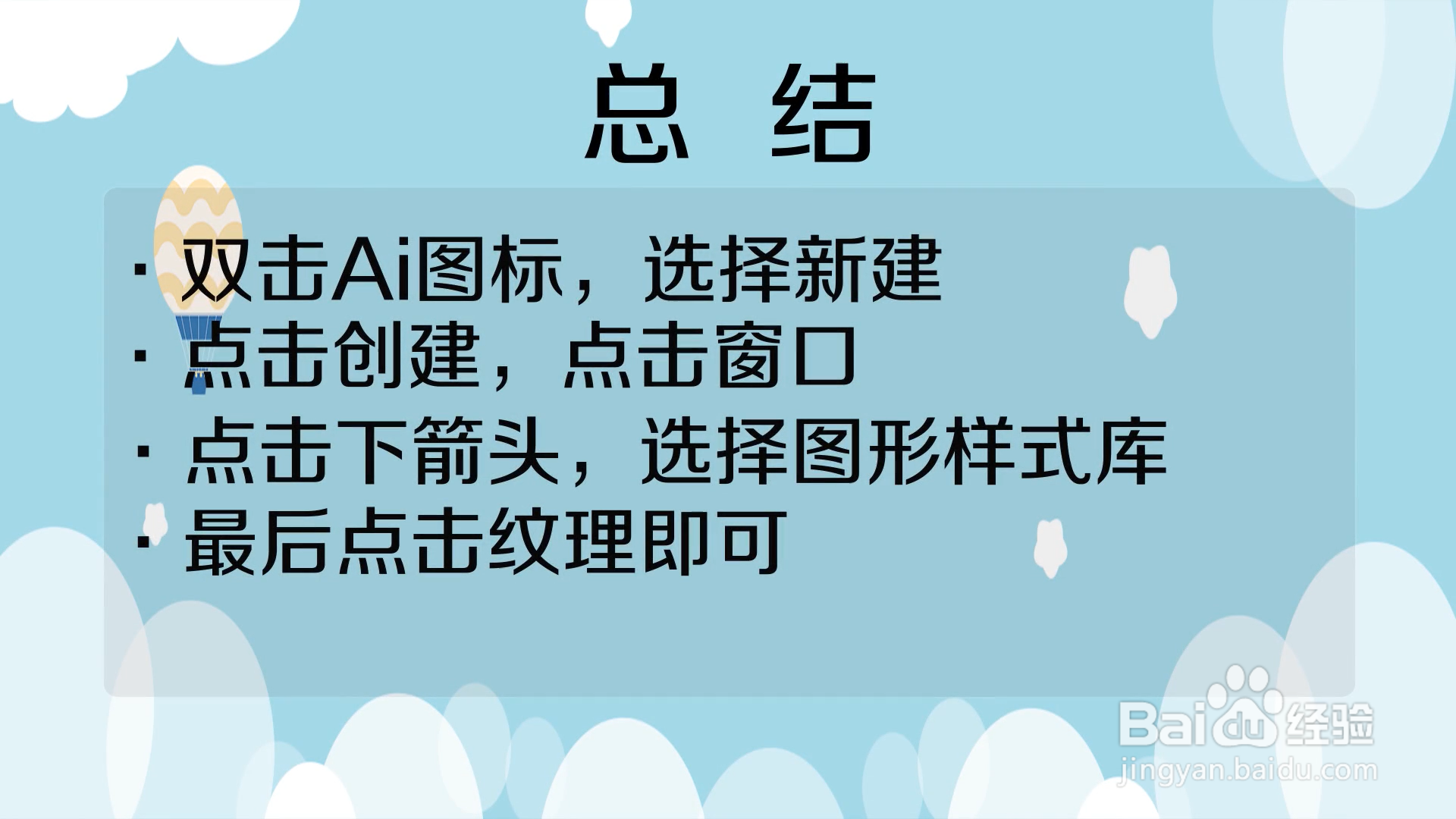 如何打开Ai的纹理图形样式库