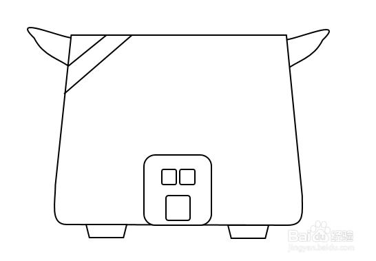 ppt画图简笔画——电饭煲
