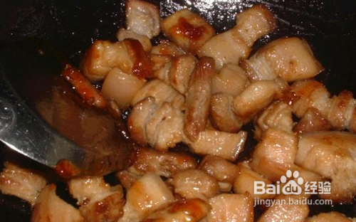 正综红烧肉的做法