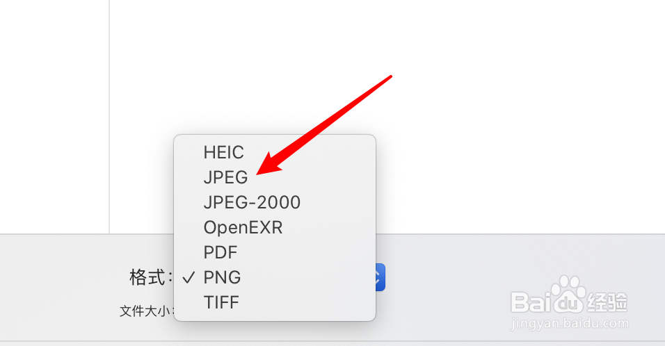 mac电脑怎么把png图片转换为jpeg格式？