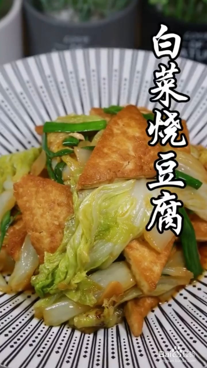 如何做白菜烧豆腐才好吃
