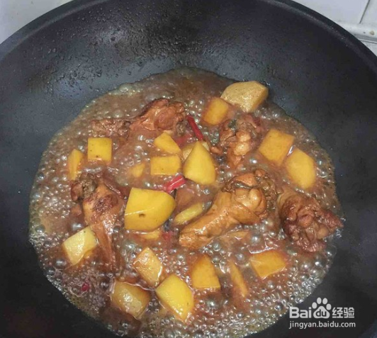 鸡腿肉炖土豆的做法