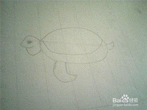 简笔画乌龟怎样画：