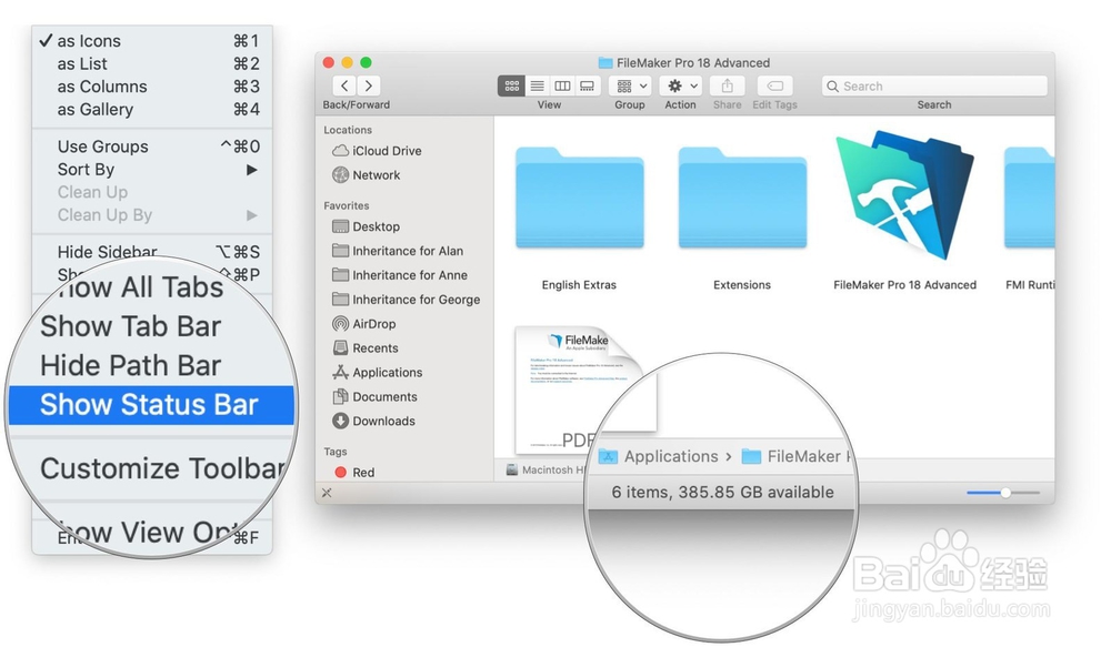 如何在Mac上自定义Finder Windows