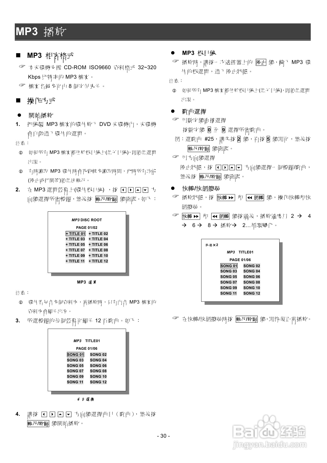 声宝DV-T68型DVD播放机说明书:[2]