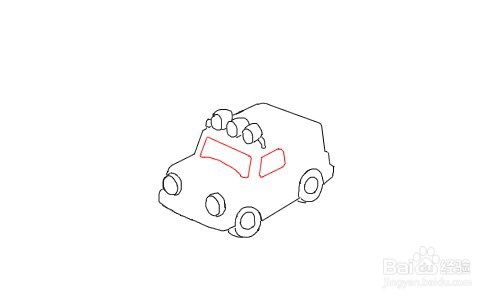 卡通汽车怎么画