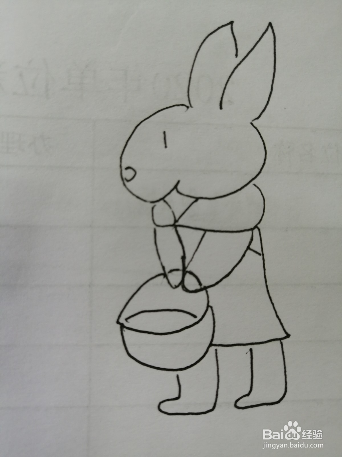 <b>提着篮子的小兔子怎么画</b>