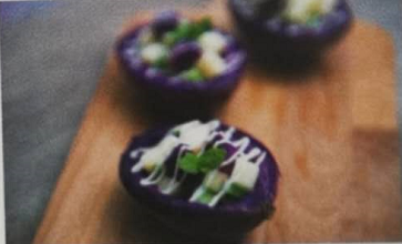 如何制作苹果紫薯船?