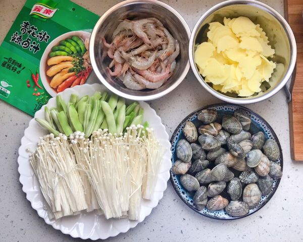 青花椒辣味海鲜卤菜