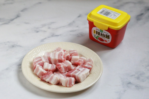 韩式辣烤五花肉串