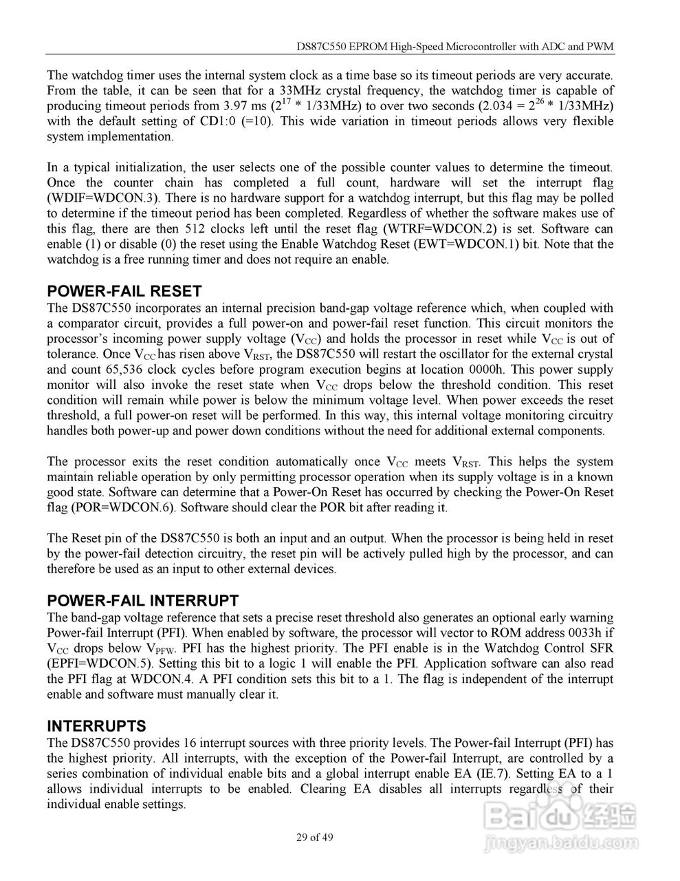 MAXIM DS87C550微控制器说明书:[3]