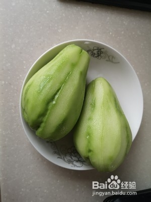 佛手瓜炒肉丝