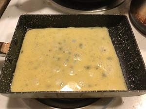 养生食补秋葵厚蛋烧的做法