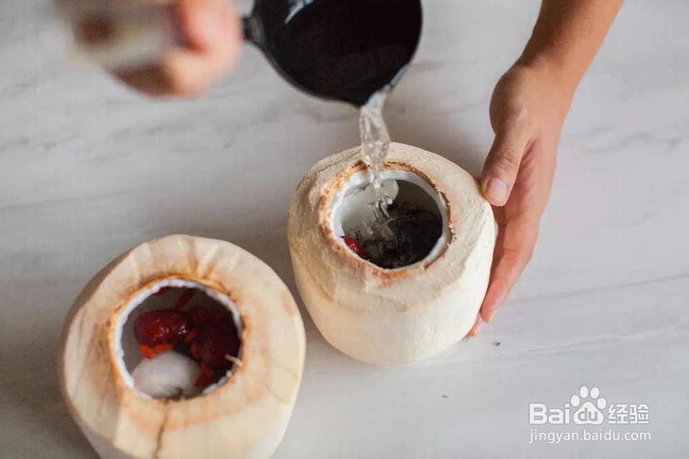 原盅椰子乌鸡汤怎么做