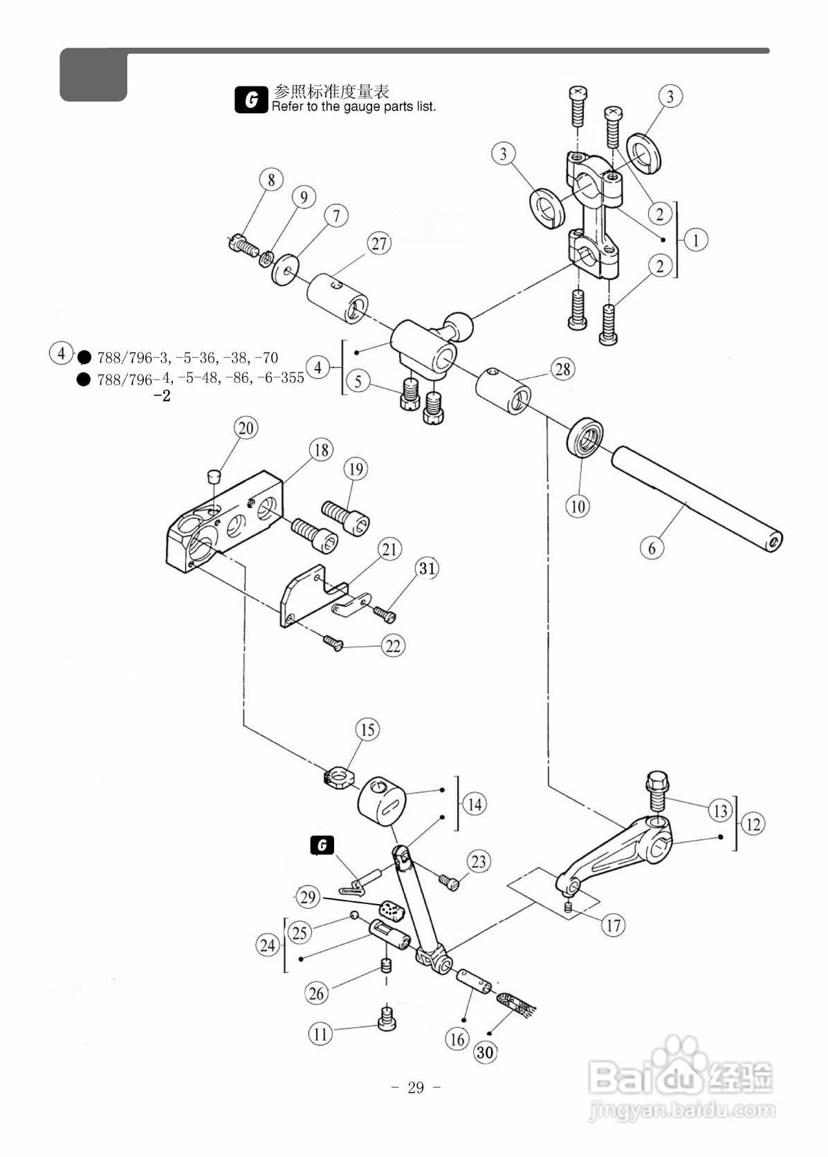 JK-788 796型超高速包缝机使用说明:[4]