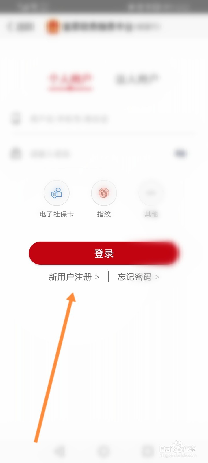 政务服务网注册流程