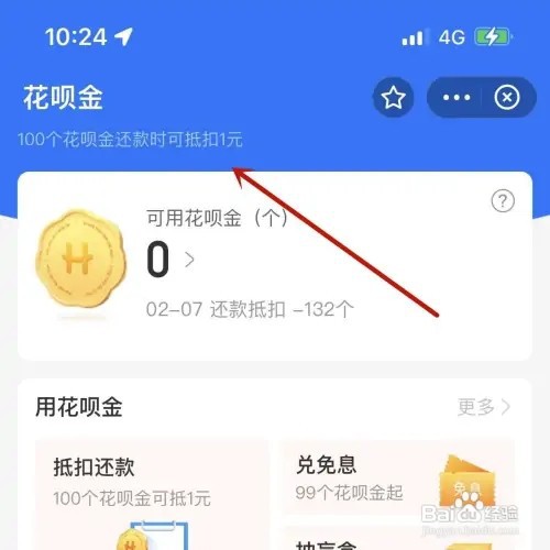 支付宝花呗金是什么如何看