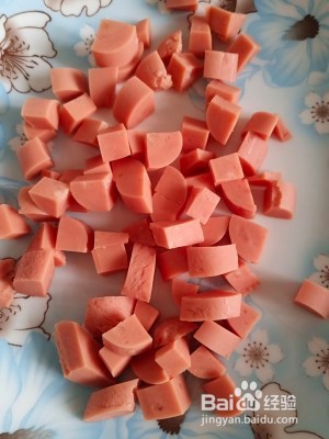 健康养生佳品青椒鸡蛋炒火腿的做法