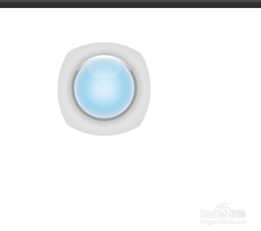 Ai绘制质感的按钮图标