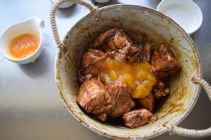 教你做杏子酱烤排骨