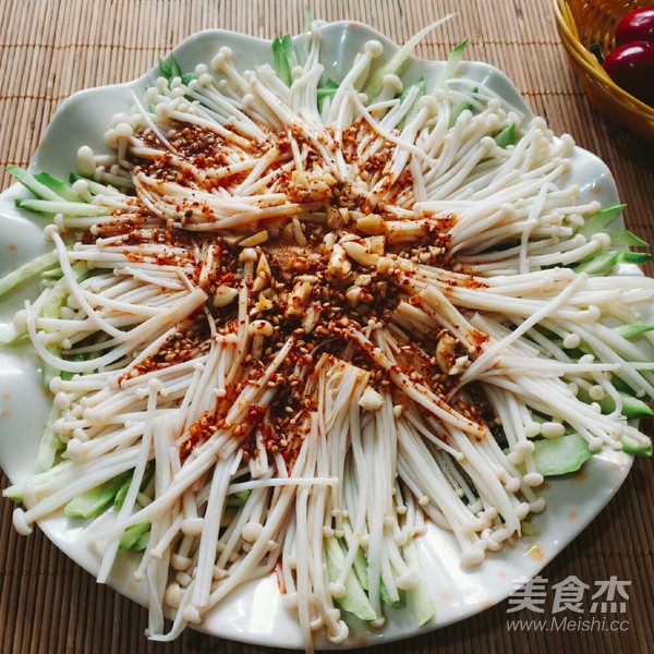 酸辣金针菇的做法