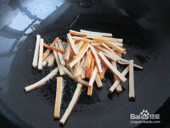 蚝油韭黄炒香干