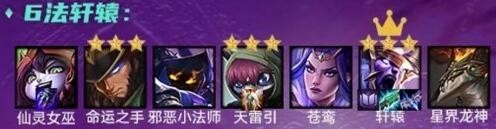 金铲铲之战六法轩辕阵容出装站位玩法攻略