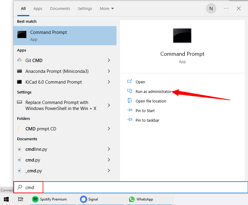 在Windows 10中,如何利用命令提示符删除应用程序