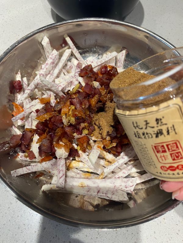 香煎腊肠芋头糕