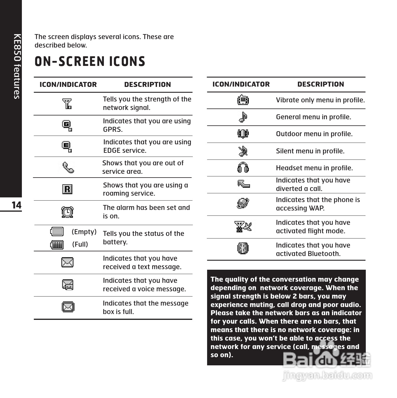 LG KE850手机使用说明书:[16]