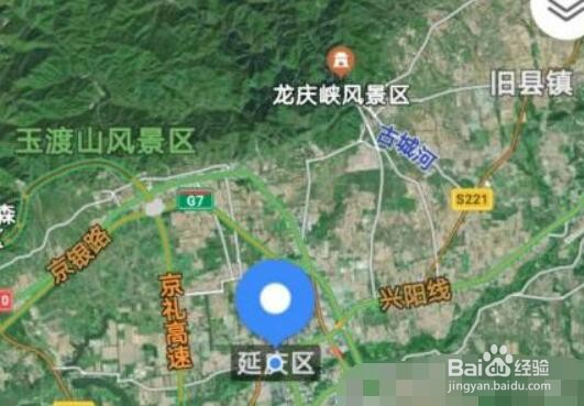 高德地图怎么看地形
