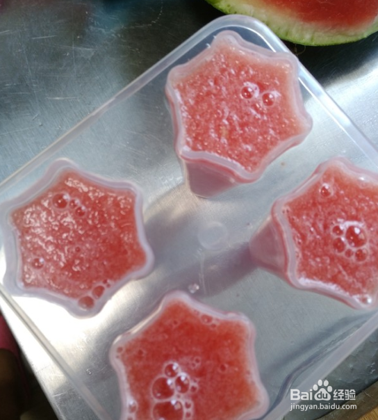 如何制作西瓜冰棍