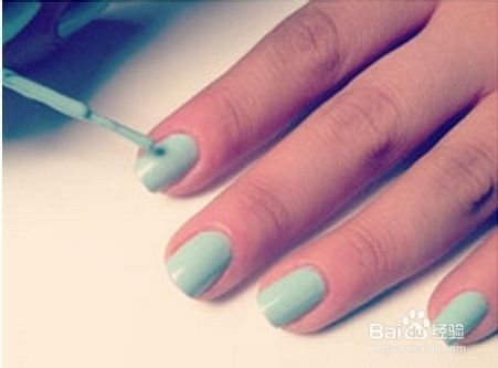 蝴蝶结法式美甲DIY教程