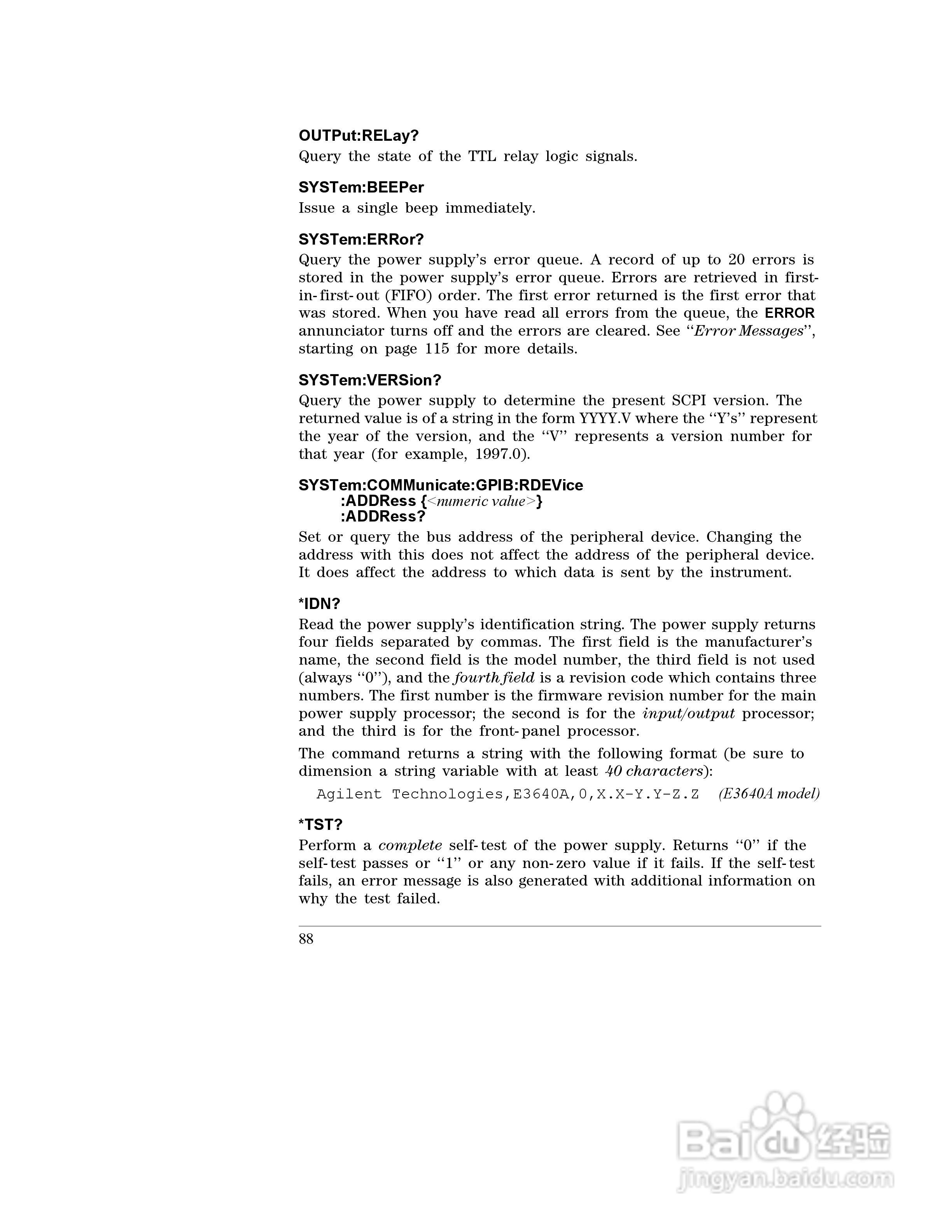 E3645A型80W电源供应器操作手册:[9]