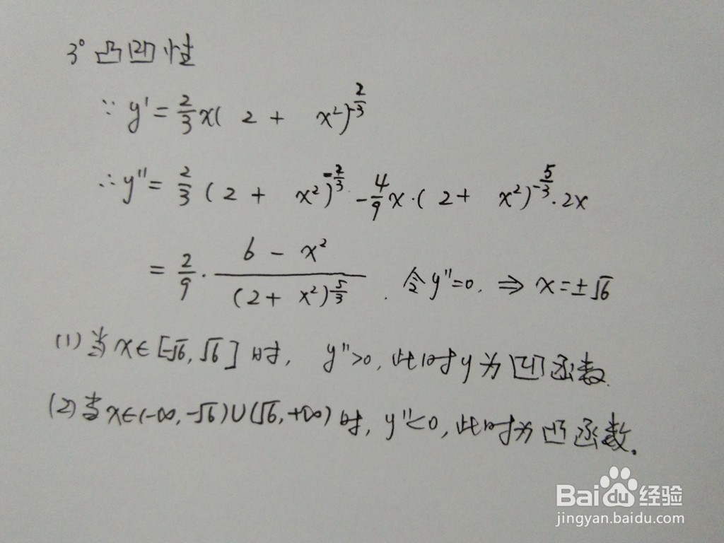 函数y=3√(x^2+2)的图像示意图