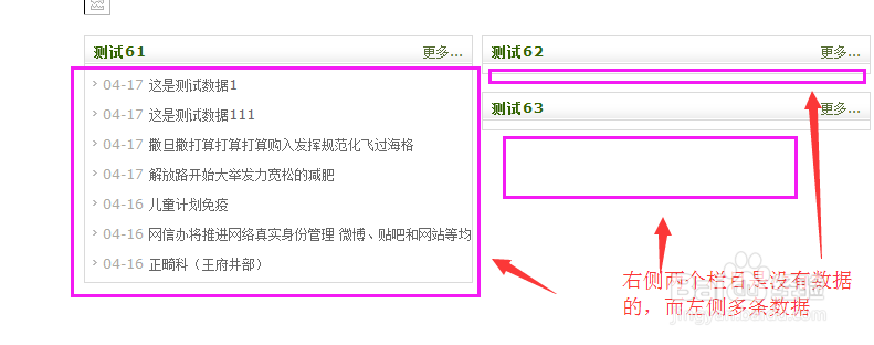 dedecms在封面页将文章显示在所属副栏目