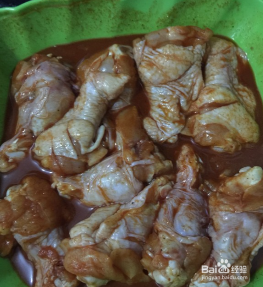 鸡腿裹面粉怎么炸