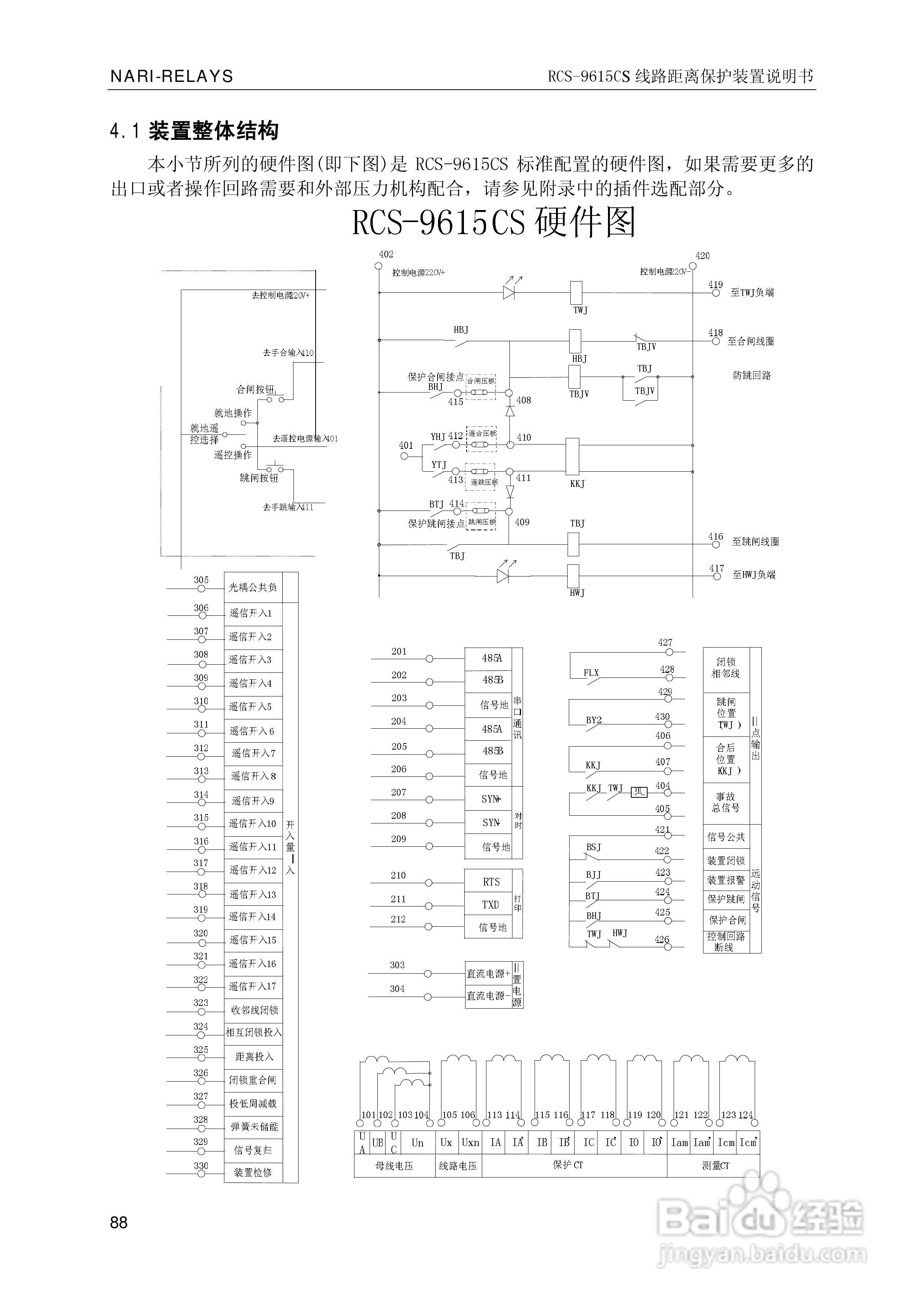 南瑞继保RCS-9681CS变压器后备保护测控装置说明书:[10]